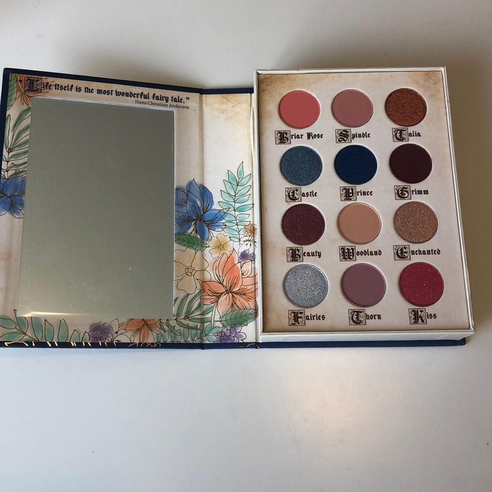 Storybook cosmetics little briar Rose pallet.